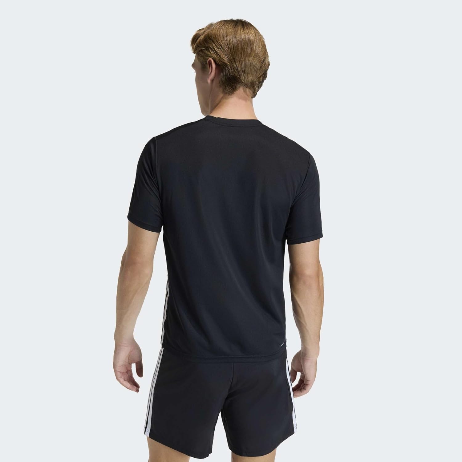 adidas Men's T-Shirt 3 Bandes Base Workout Essentials - Image 4