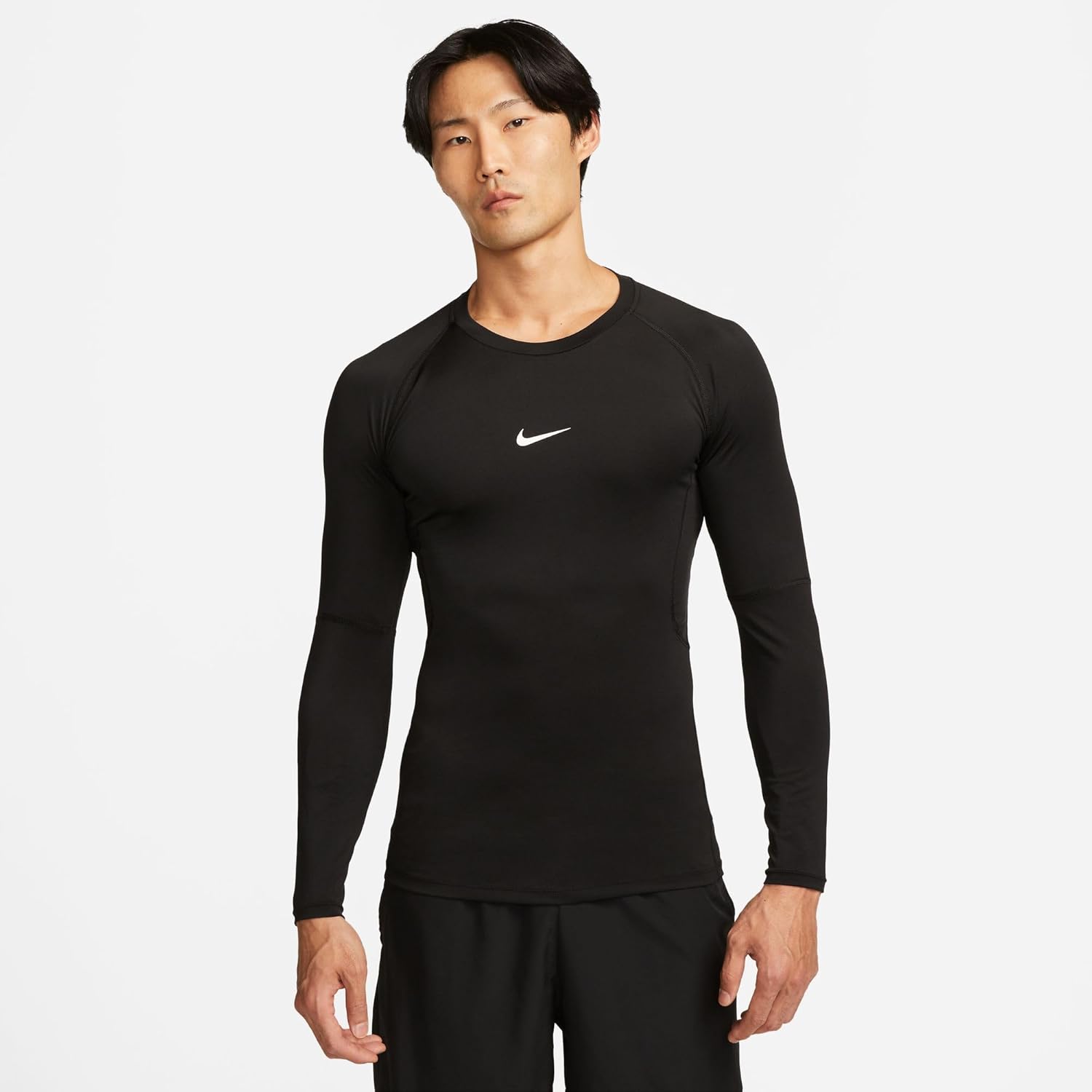 Nike M NP DF Tight Top Ls Shirt Homme (Lot de 1) - Image 2