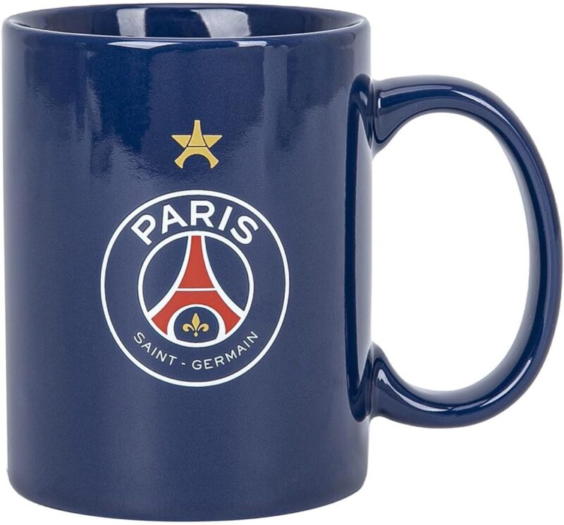 PSG Mug étoile de Champion d'Europe - Collection officielle PARIS SAINT GERMAIN