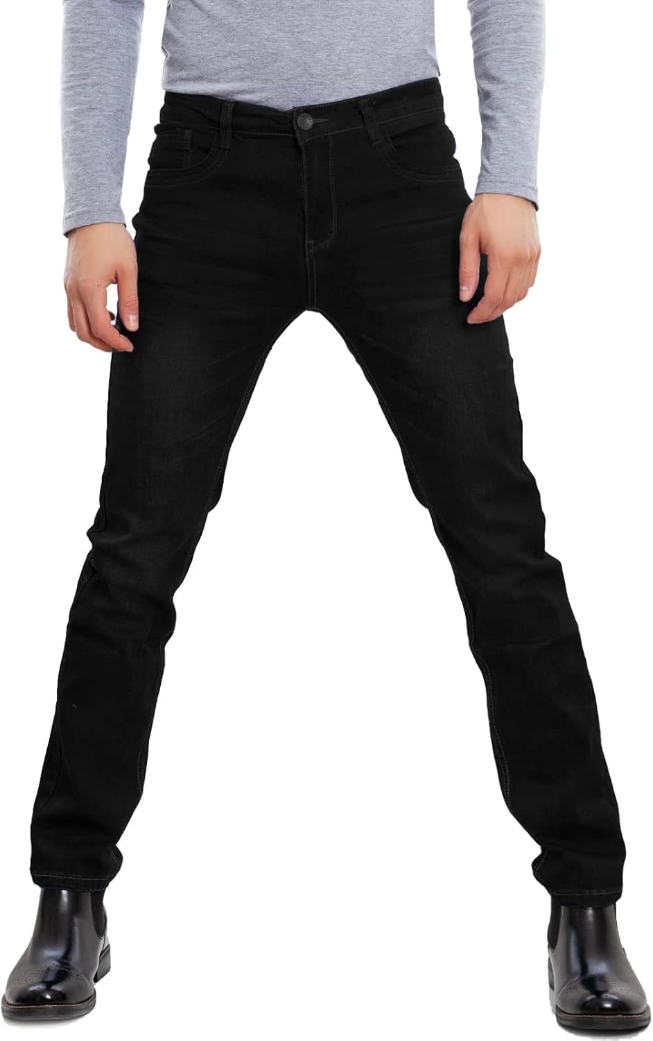 Toocool - Hommes Jean Coupe Classique, Pantalons en Coton, Jeans Taille Moyenne, Jean Homme Regular LE-2487 - Image 4