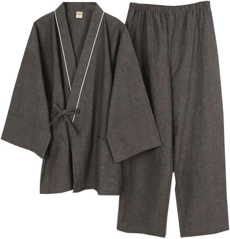 FANCYPUMPKIN Yukata des Hommes Robes Kimono Robe Pyjamas