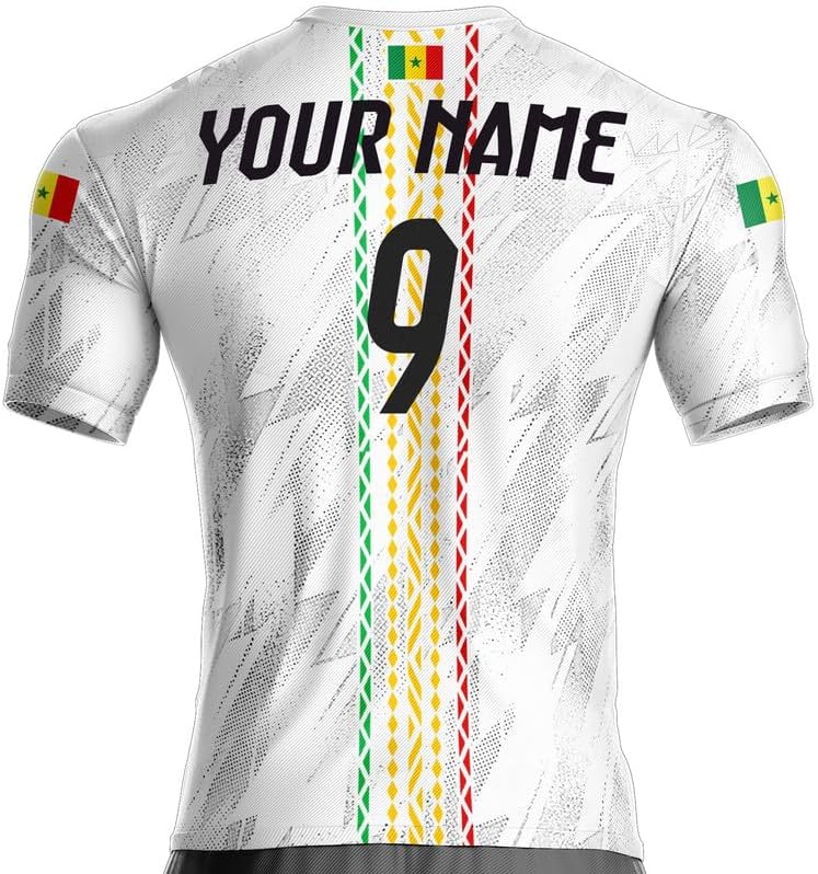Maillot Sénégal SG-69 Football, Cadeau, Drapeau