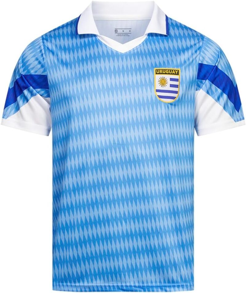 JELEX Retro History Maillot pour homme | Avec logo brodé et manches courtes | Design nostalgique pour les fans de football | Idéal pour les collectionneurs