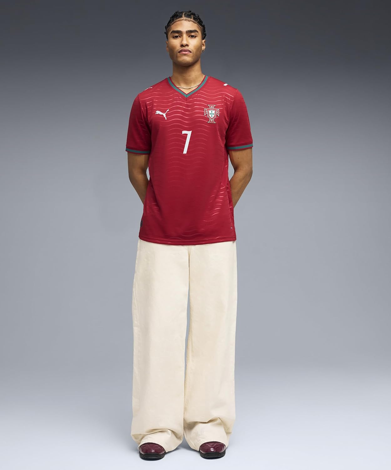 PUMA Maillot du Portugal Ronaldo à domicile pour homme Coupe du monde 2026 - Image 3