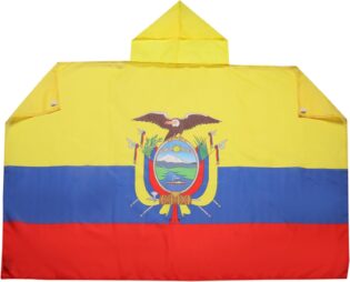 61lMHh6ewvL._AC_SL1500_.jpg AZ FLAG Drapeau Equateur 150x90 cm - Cape Drapeau Équatorien 100% Polyester Avec Manches Intégrées - Body Flag 80g