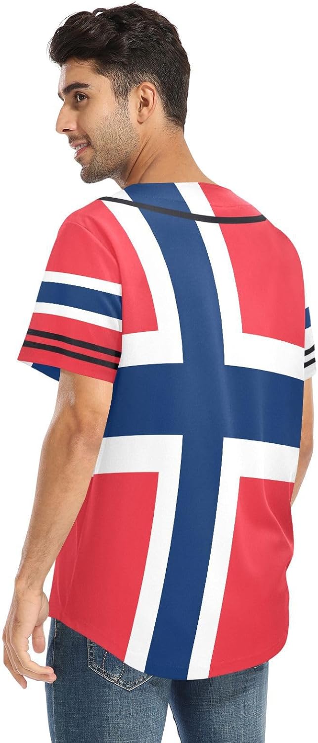 Maillot de baseball unisexe à col rond pour homme Coupe classique pour uniforme d'équipe - Image 2