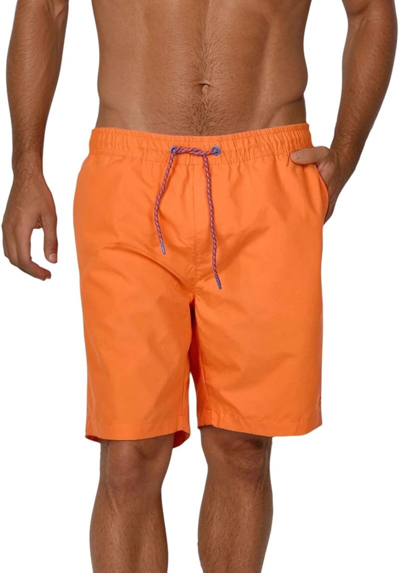 riverso Short de Bain RIVDavid pour Homme - Short de Sport d'été avec Cordon de Serrage - 100% Polyester - Noir Bleu Rouge Vert - S M L XL XXL 3XL 4XL 5XL