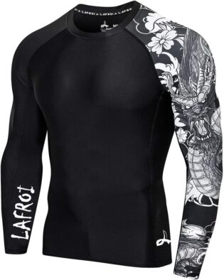 LAFROI – Maillot de Corps à Manches Longues, Protection UPF 50+, pour Homme - CLYYB