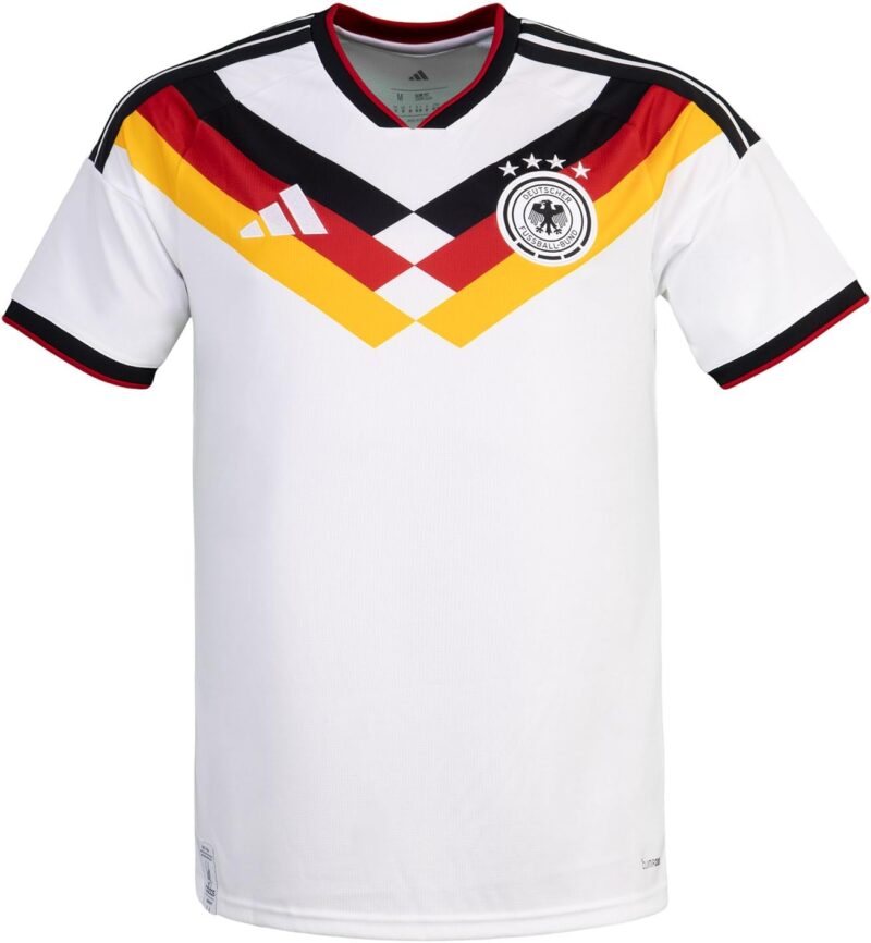 adidas Allemagne Maillot domicile en jersey, Blanc., XL