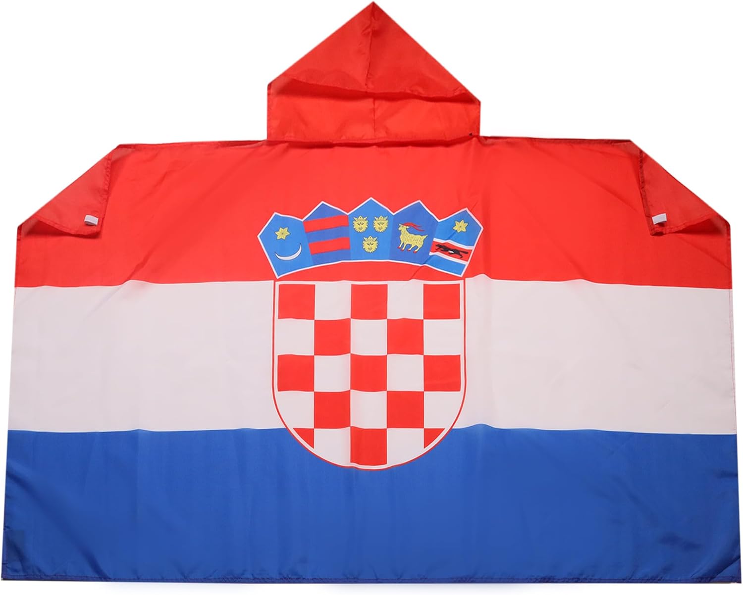AZ FLAG Drapeau Croatie 150x90 cm - Cape Drapeau Croate 100% Polyester Avec Manches Intégrées - Body Flag 80g
