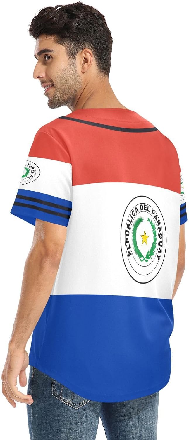 Maillot de baseball unisexe à col rond pour homme Coupe classique pour uniforme d'équipe - Image 2