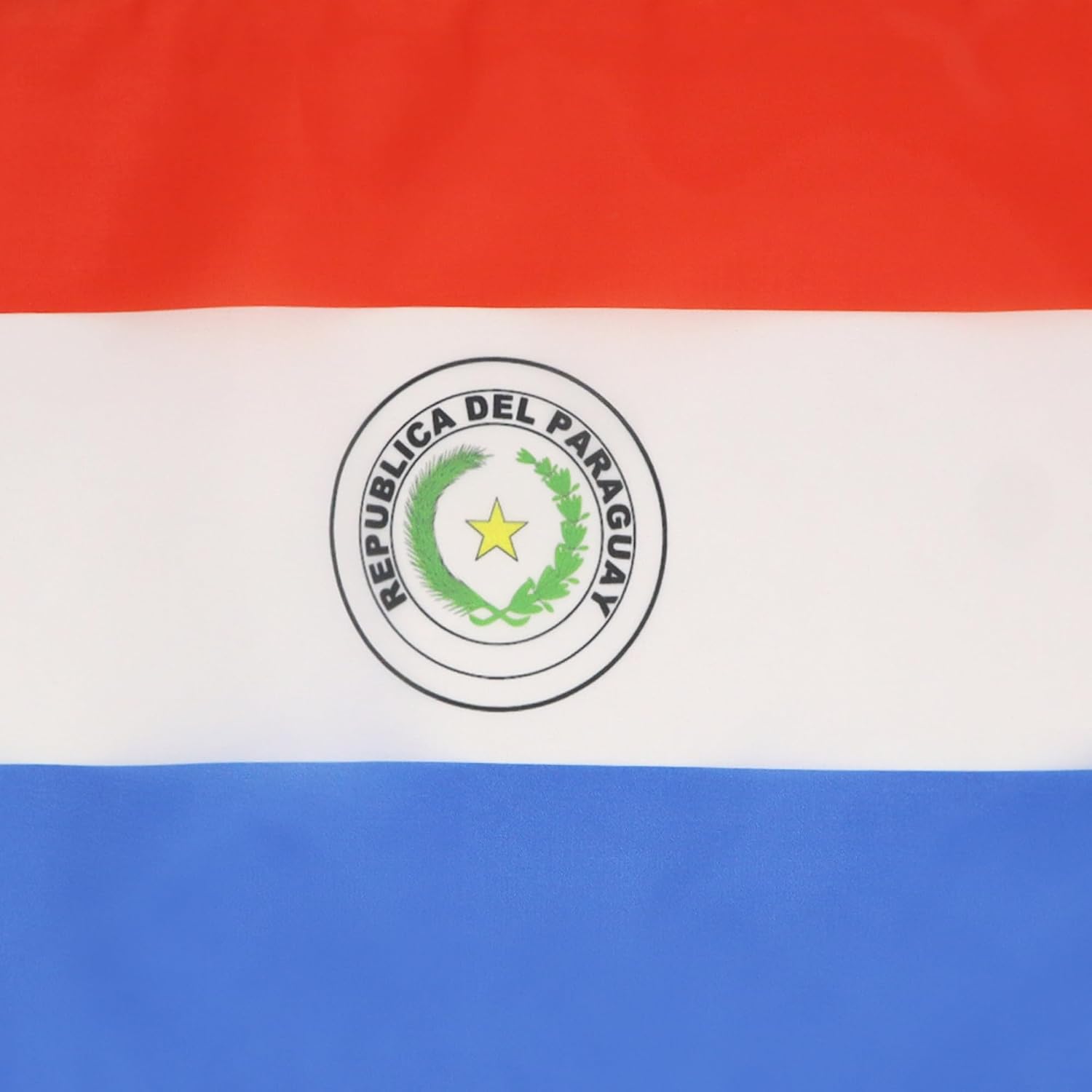AZ FLAG - Drapeau Paraguay - 45x30 cm - Pavillon Paraguayen 100% Polyester Avec Deux Cordelettes - 20g - Image 3
