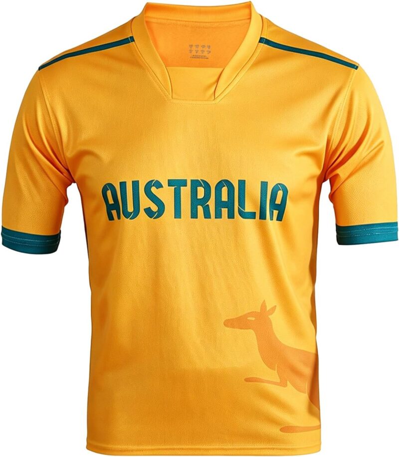 Maillot de football 2026 48 pays - Unisexe - Manches courtes - Respirant - Sport - Décontracté - Pour homme et femme