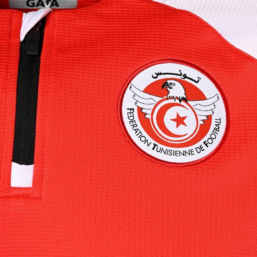 Kappa Sweatshirt Ablas Football Tunisie Rouge Homme - Image 3