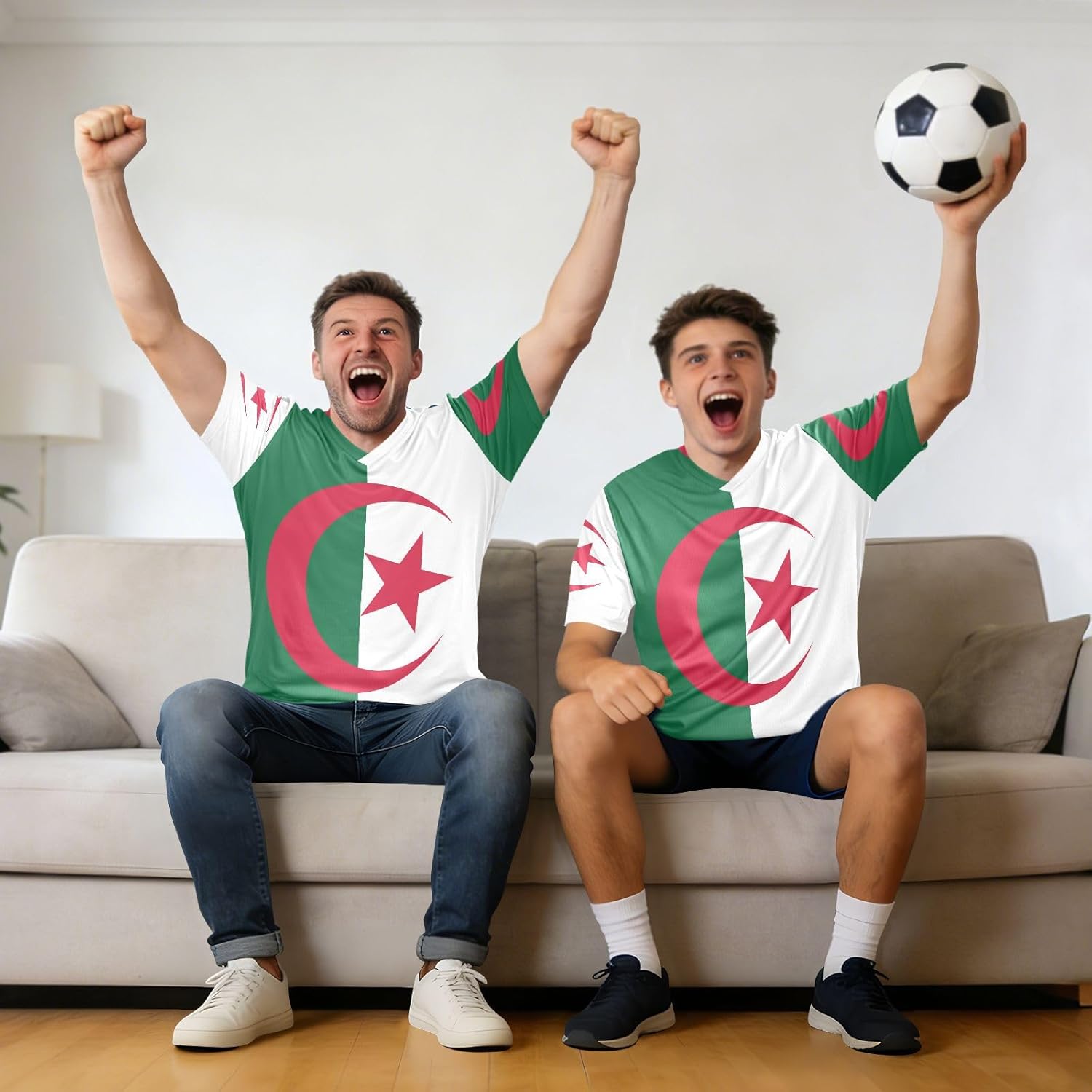 Maillot de football en tissu extensible pour fans de sport, coupe classique, évacuation de l'humidité, pour toutes les morphologies - Image 3
