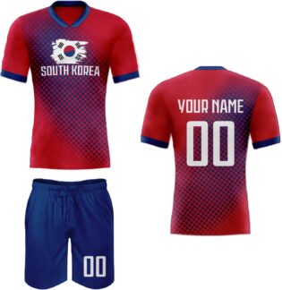 71BQGO4cq1L._AC_SL1500_.jpg Ensemble maillot de football pour hommes, femmes, adolescents, enfants - Nom et numéro personnalisés - T-shirt de football - Cadeau pour les fans d'équipe nationale