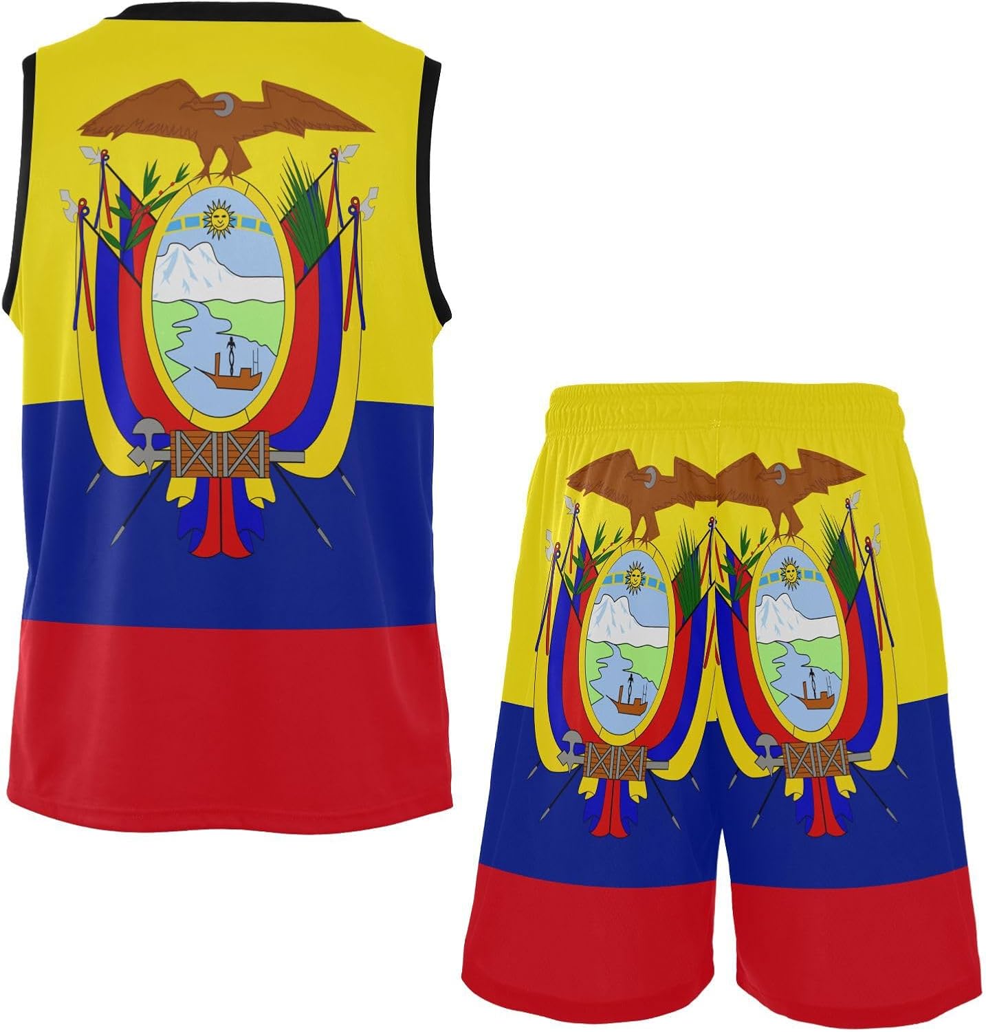 GuoChe Ensemble de shorts de basket-ball pour homme - Image 2