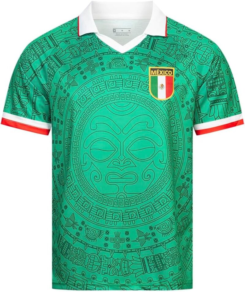 JELEX Retro History Maillot pour homme | Avec logo brodé et manches courtes | Design nostalgique pour les fans de football | Idéal pour les collectionneurs