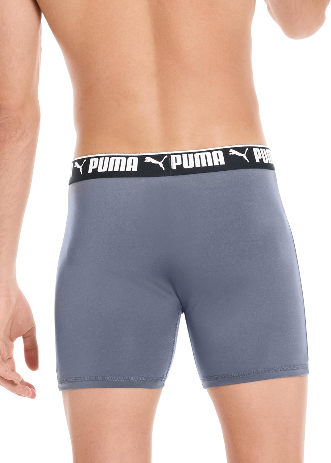 Puma 4 Pack Active Stretch Boxer Briefs Boxeur ajusté Homme (Lot de 4) - Image 4