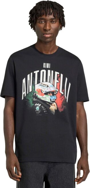 adidas Men's T-Shirt Graphique Mercedes - AMG Petronas Formula 1 Team Kimi ANTONELLI