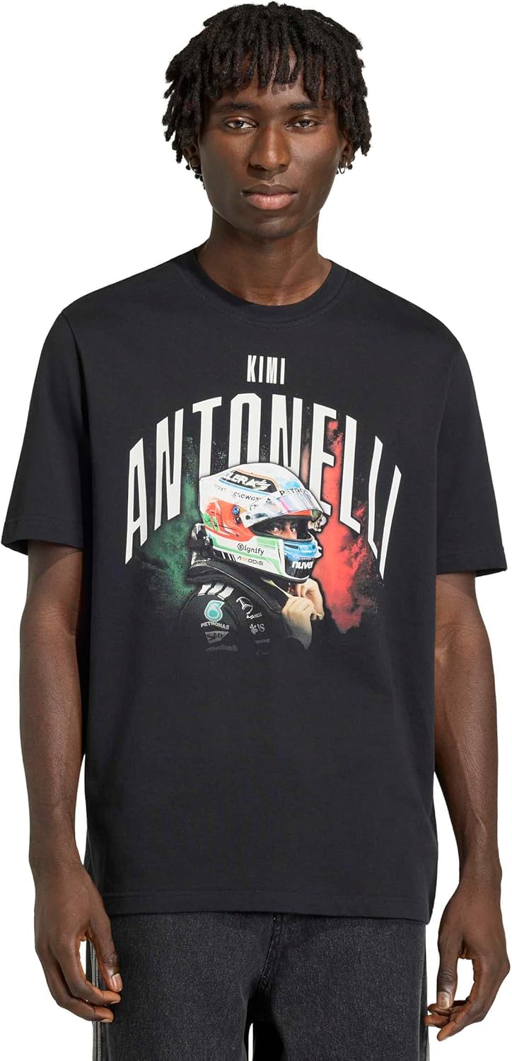 adidas Men's T-Shirt Graphique Mercedes - AMG Petronas Formula 1 Team Kimi ANTONELLI