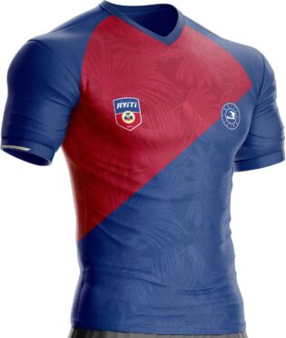 Maillot Haïti Haiti Football HT-842 Drapeau Haïtien Ayiti