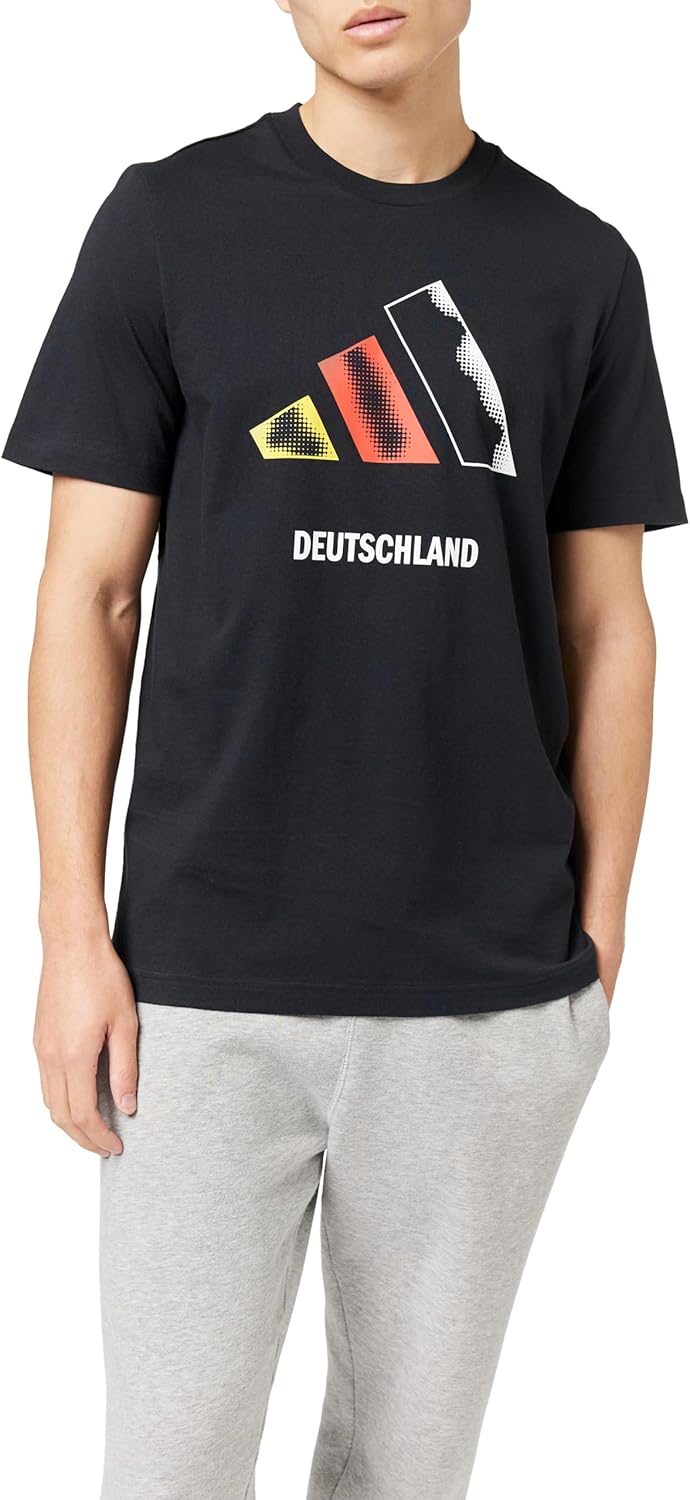 Adidas Mixte Germany 3BAR Logo Graphic T-Shirt