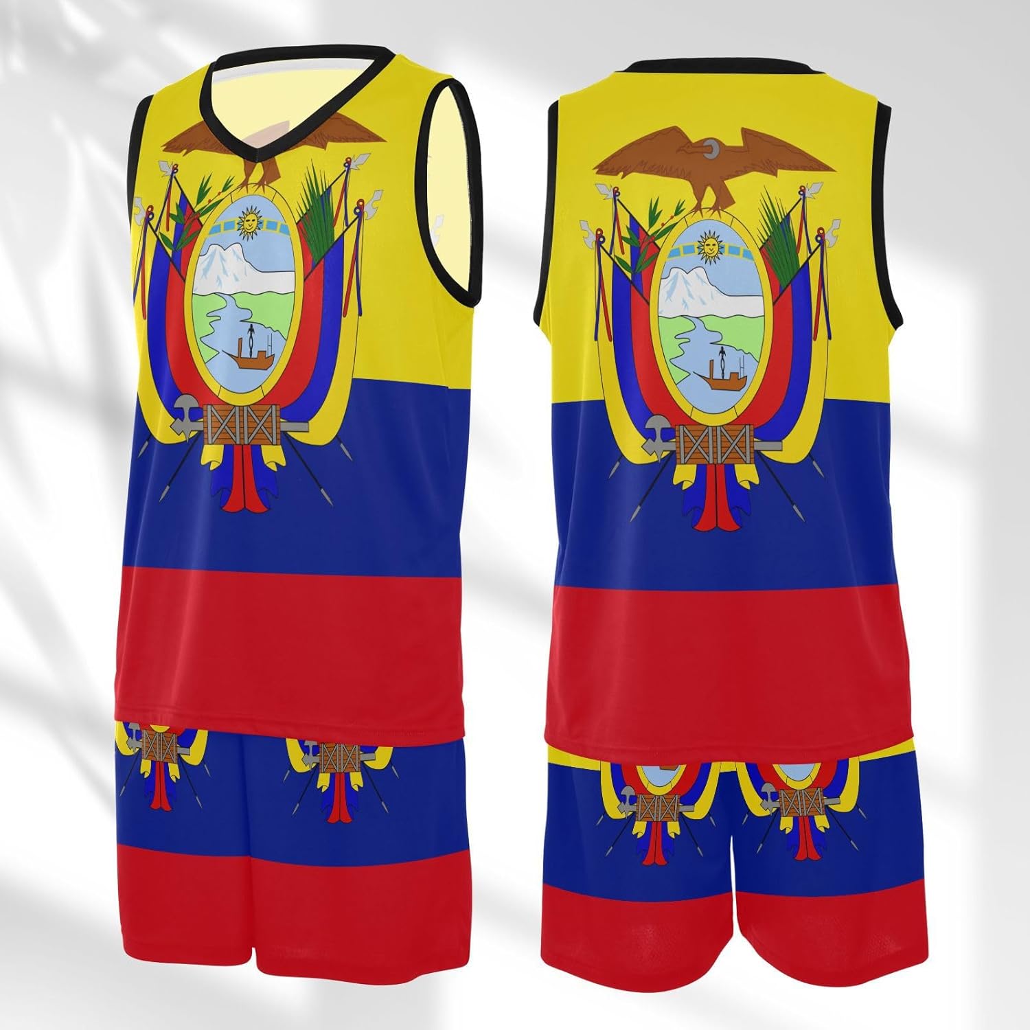 GuoChe Ensemble de shorts de basket-ball pour homme - Image 3