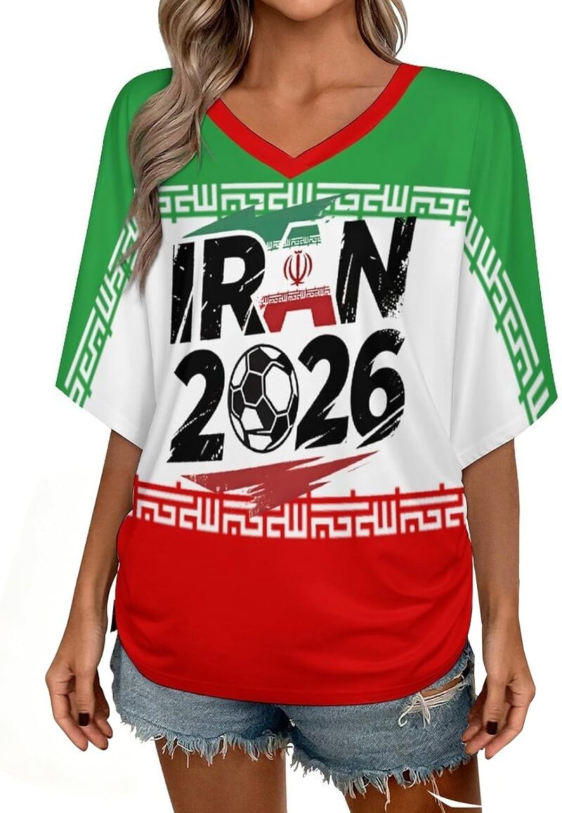 Maillot de Foot 2026 Tee Shirt Femmes T-Shirt Fan Musique Mode Streetwear Impression 3D Haut Plusieurs Modèles Disponibles Cadeaux pour Fans T Shirt d'été pour Les Fans de Football Maillot Supporter