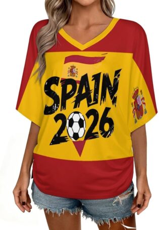 Maillot de Foot 2026 Tee Shirt Femmes T-Shirt Fan Musique Mode Streetwear Impression 3D Haut Plusieurs Modèles Disponibles Cadeaux pour Fans T Shirt d'été pour Les Fans de Football Maillot Supporter