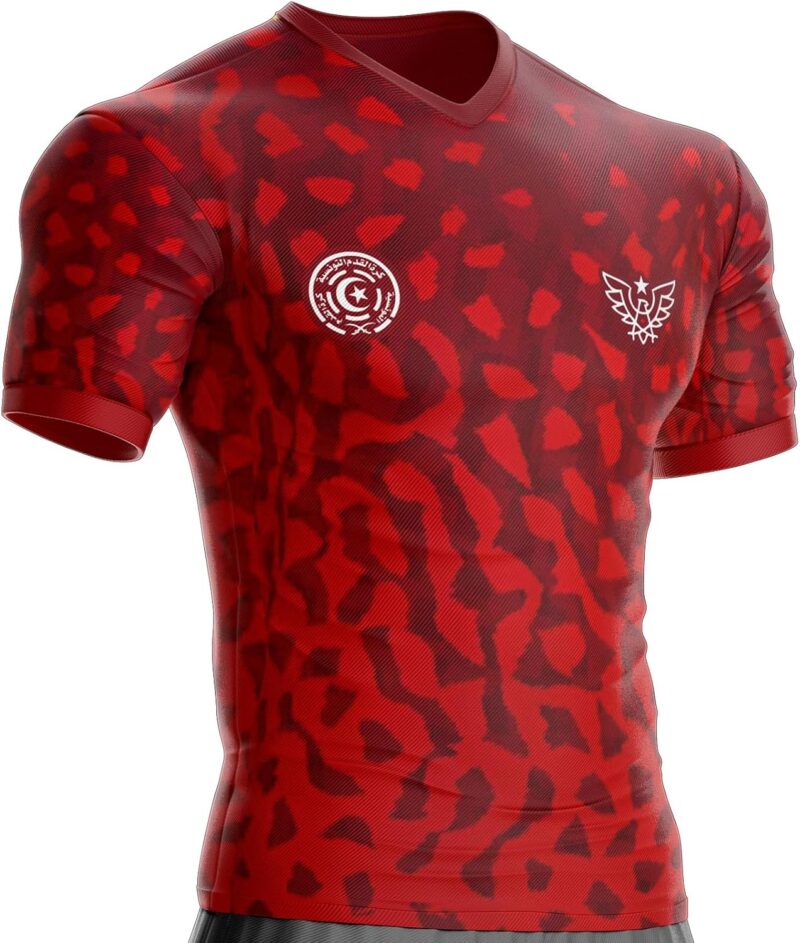 Maillot Tunisie Football TN-63 Drapeau Tunisien