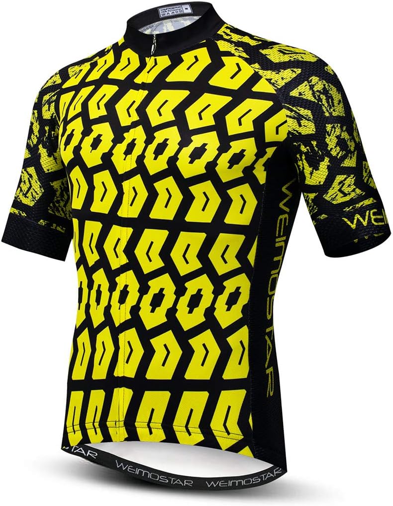 Weimostar Maillot de cyclisme en jersey Allemagne pour homme - Noir