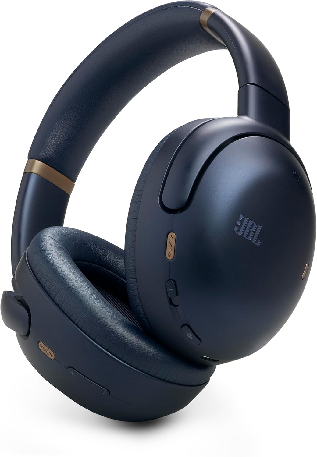 JBL Tour One M3, Casque Bluetooth sans Fil Supra-auriculaire, réduction adaptative du Bruit, 70 h d’autonomie, Confort Optimal, Son JBL Spatial 360, Suivi des mouvements, Compatible USB-C, Bleu