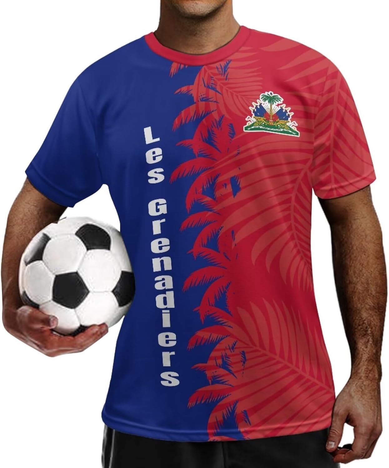 Maillot de football à séchage rapide pour homme - T-shirt d'été doux à manches courtes - Tailles S à 4XL