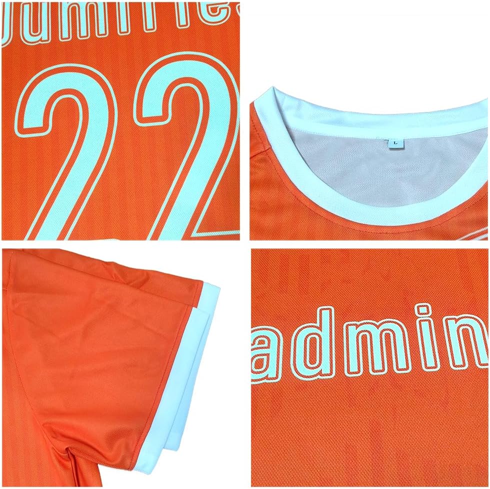 Maillot de football des Pays-Bas pour homme – T-shirt Hollande ailes d'ange – T-shirt de football européen orange vif pour lui – Maillot de nom de l'équipe personnalisé - Image 3