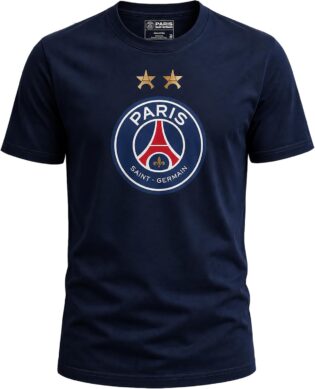 71TdUvwYlSL._AC_SL1500_.jpg PSG T-Shirt 2 étoiles - Collection Officielle Paris Saint Germain