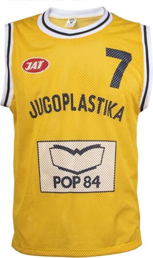 Maillot croate Toni Kukoc KK Split Jugoplastika Pop 84 Retro Basketball Play 7