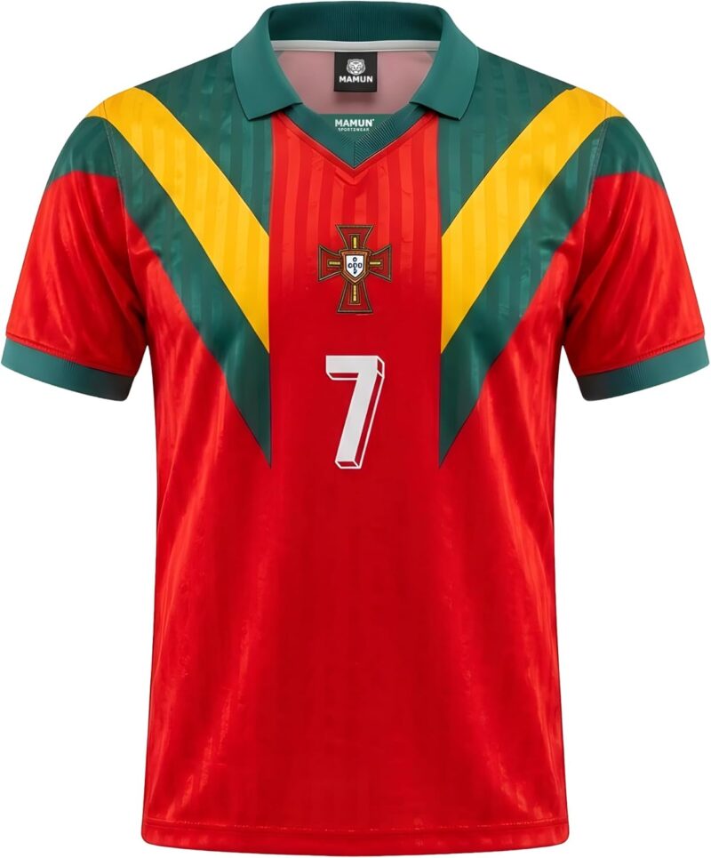 MAMUN Maillot de football rétro Portugal