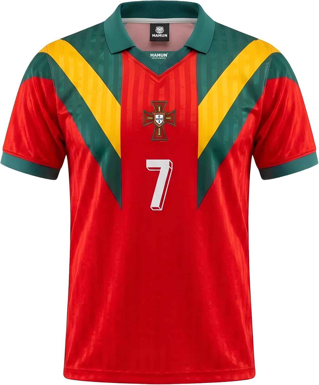 MAMUN Maillot de football rétro Portugal