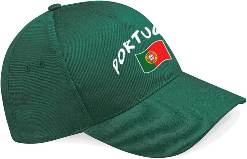 Mixte Portugal Casquette De Baseball, Vert, Taille Unique EU