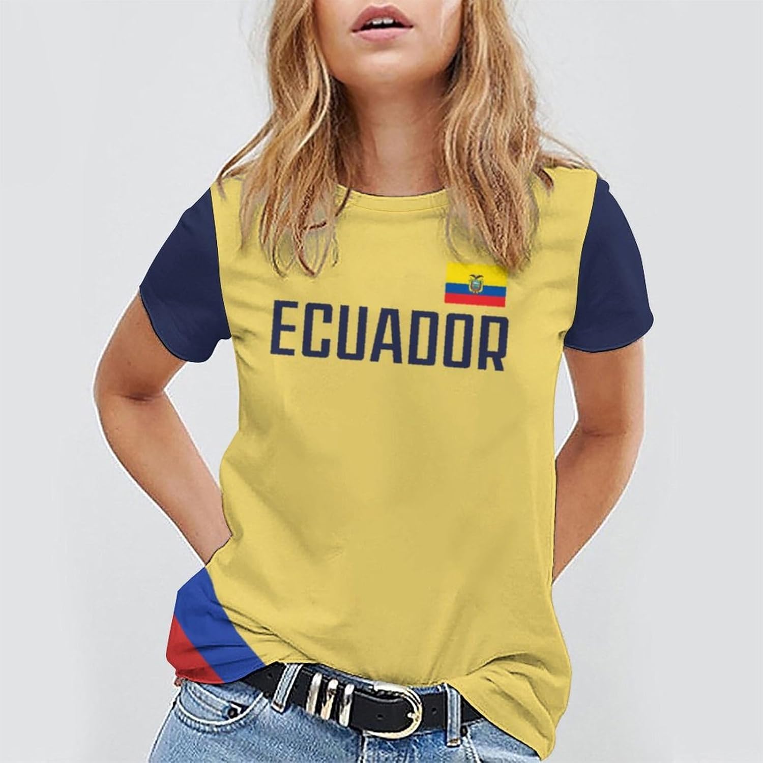 T-shirt de football personnalisé pour homme, femme et adolescent, maillot de football personnalisé avec nom et numéro, cadeau pour les fans - Image 3