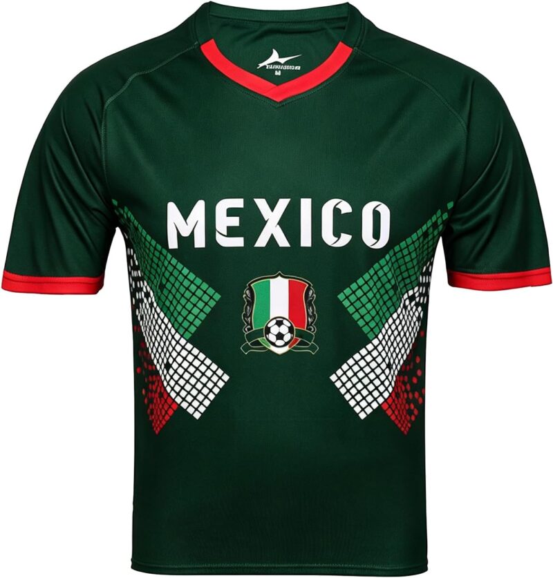 2026 Coupe de Football T-Shirts Fans 48 équipes Nationales Sport Casual Drapeau National Impression Jersey Maillot Homme Femme Formation Respirant Séchage Rapide T Shirt