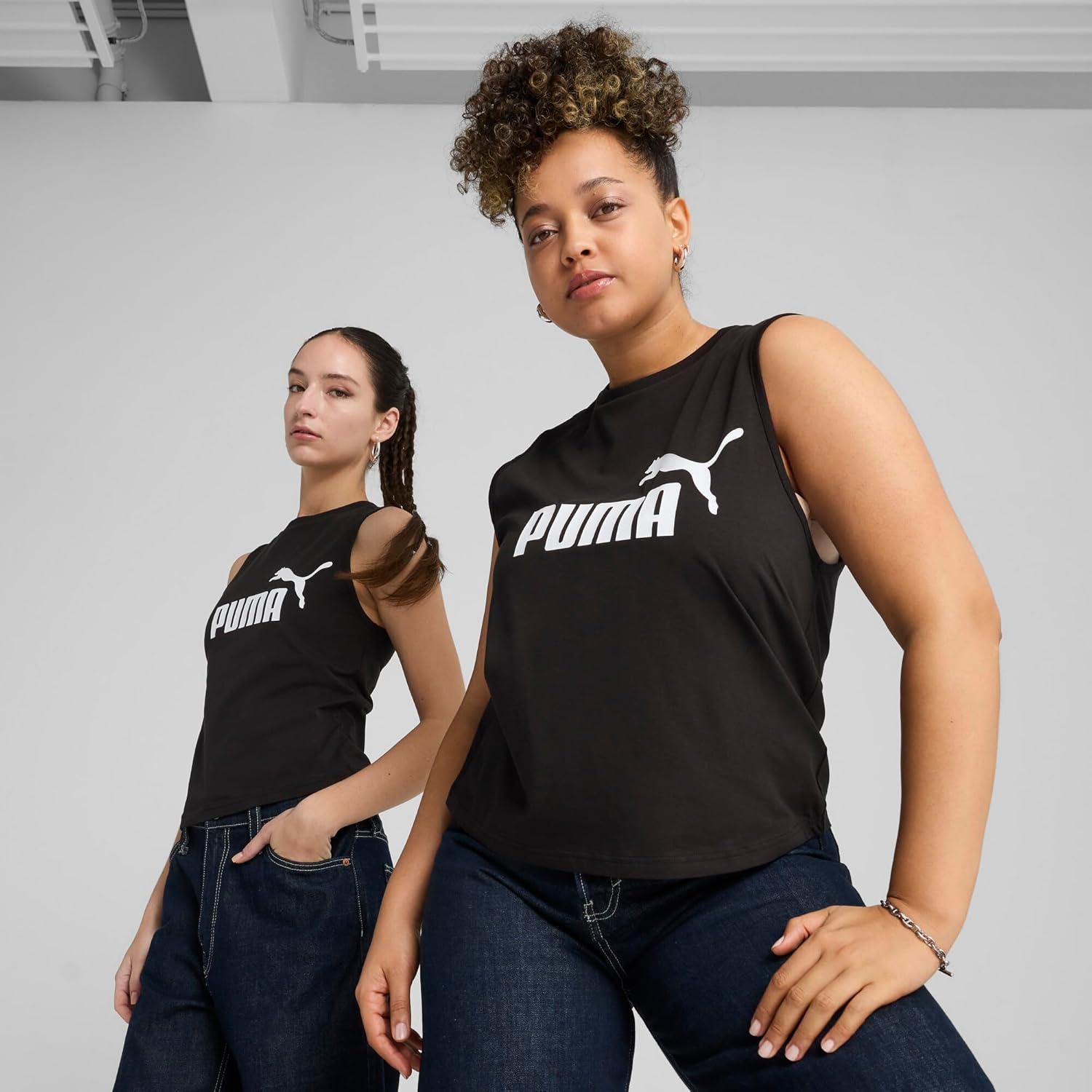 PUMA Débardeur ajusté à Logo N° 1 ESS Femme - Image 2