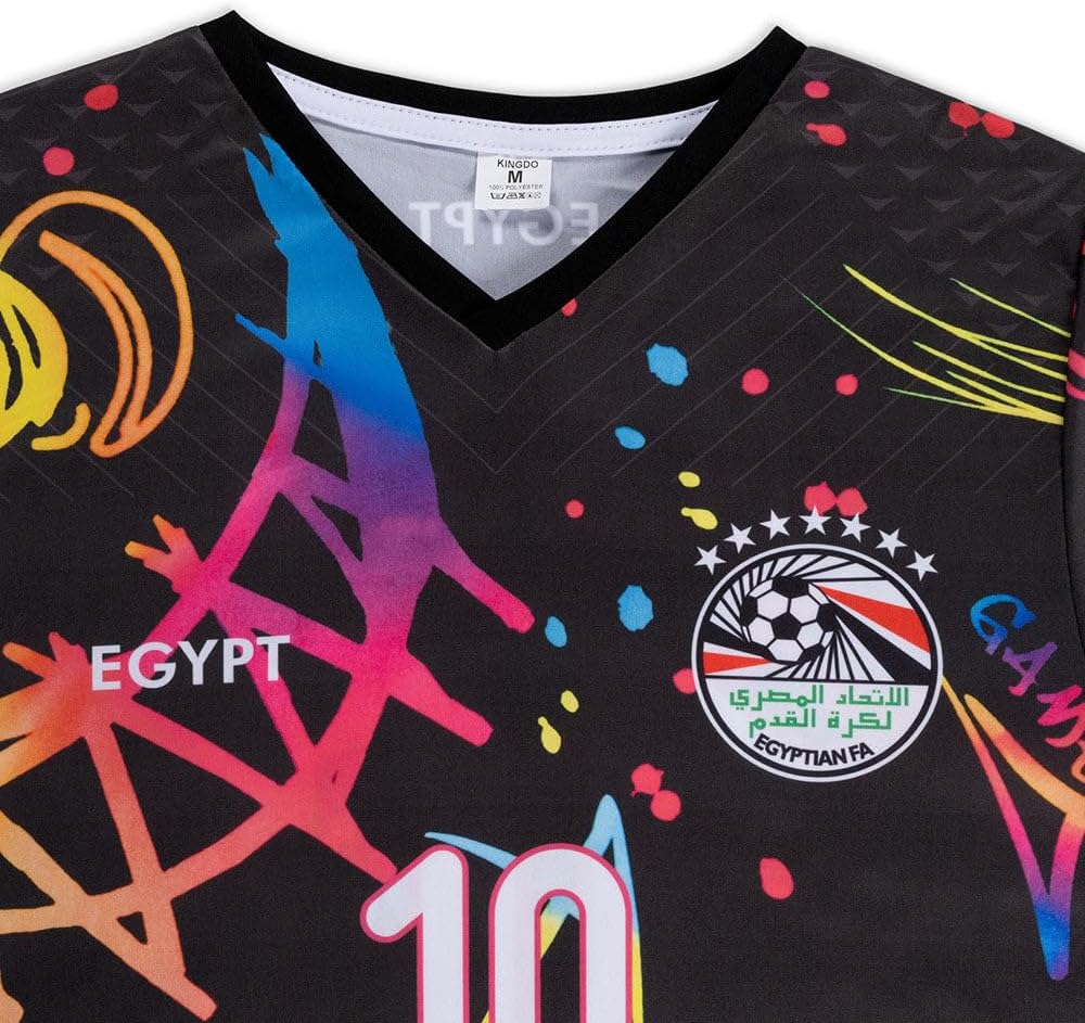 Egypte Maillot De Foot Salah - Gaming - Enfant et Adulte - Ensemble Foot - Image 3