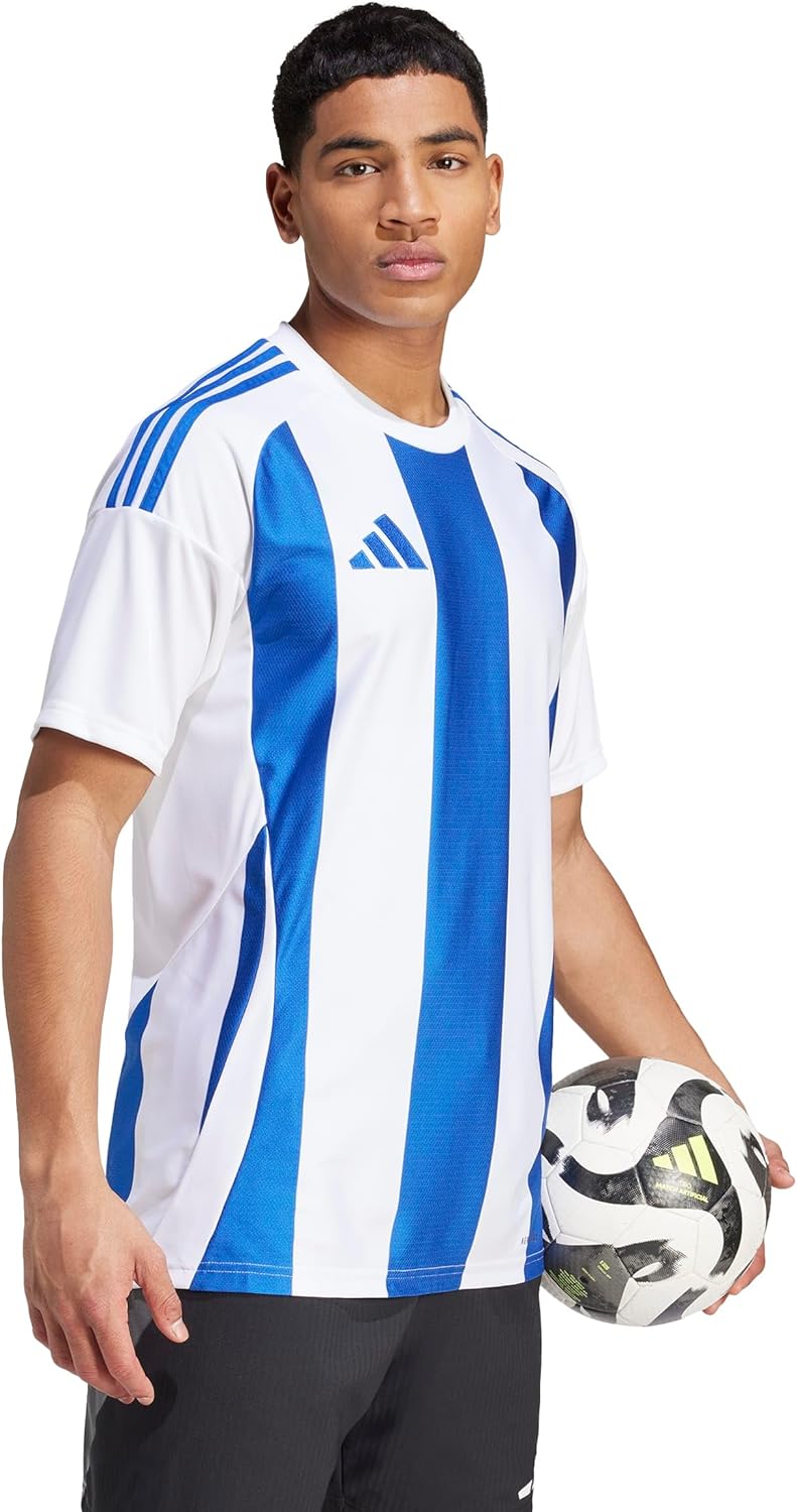 adidas Striped 24 Jersey Maillot (Manches Courtes) Homme (Lot de 1) - Image 2