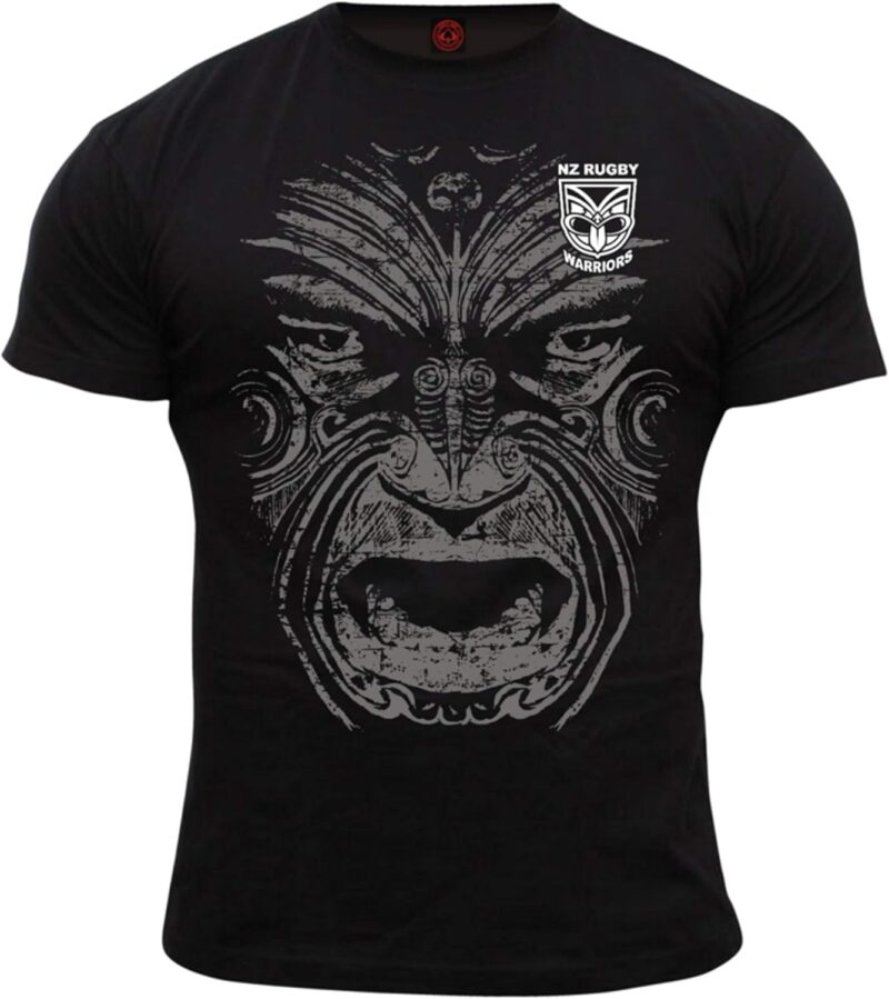 Dirty Ray Rugby New Zealand Warriors t-Shirt Homme KRB4