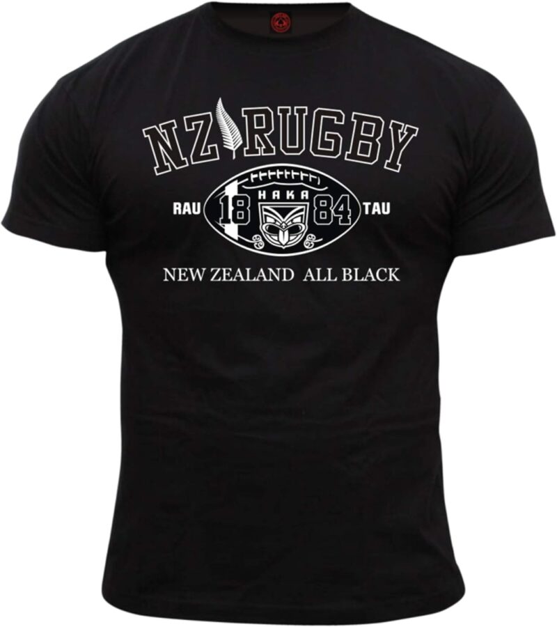 Dirty Ray Rugby New Zealand t-Shirt Homme K2