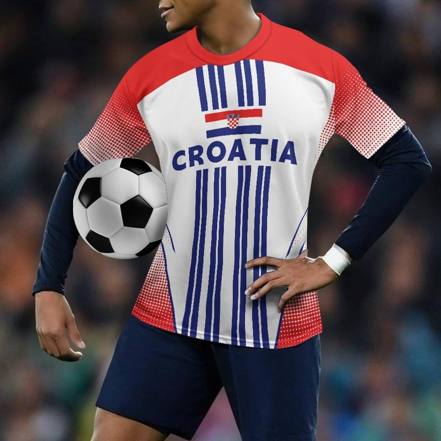 Maillots de football d'été à manches courtes pour hommes, maillots de football jeunes, maillots de sport à séchage rapide, tailles S à 4XL - Image 3