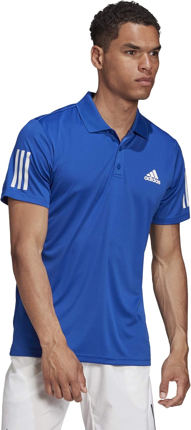 adidas Club Polo de Tennis 3 Bandes Maillot de Tennis Homme