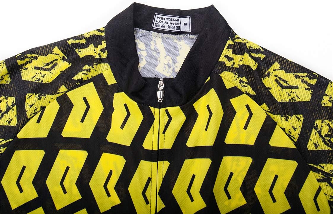 Weimostar Maillot de cyclisme en jersey Allemagne pour homme - Noir - Image 3